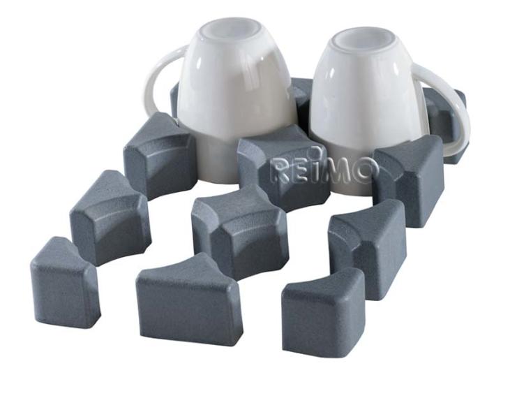 Purvario glass/cup holder low for 6 glasses, cups, etc.