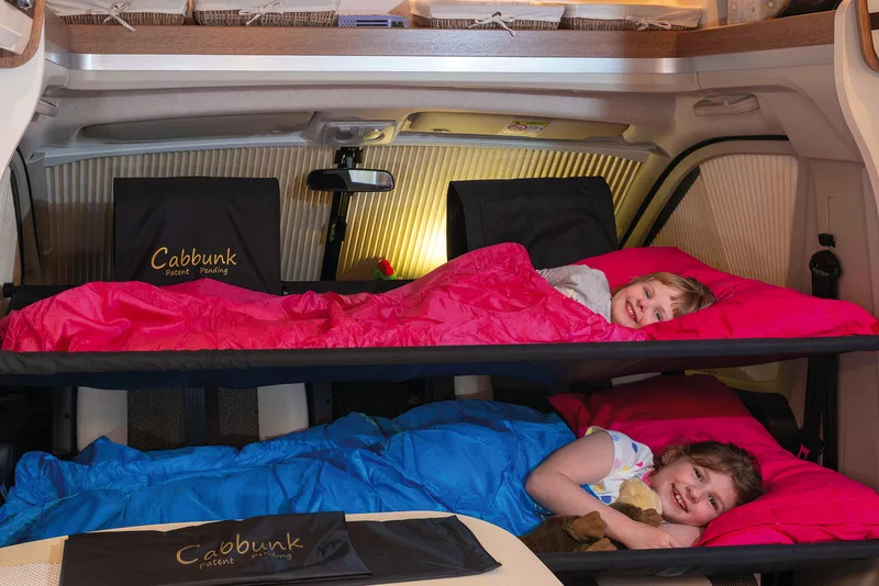 CABBUNK double bed system incl. mounting kit for Mercedes Sprinter, VW Crafter