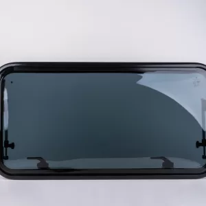 Polyvision Curved - Hinged window for curved exterior surface, 818x315