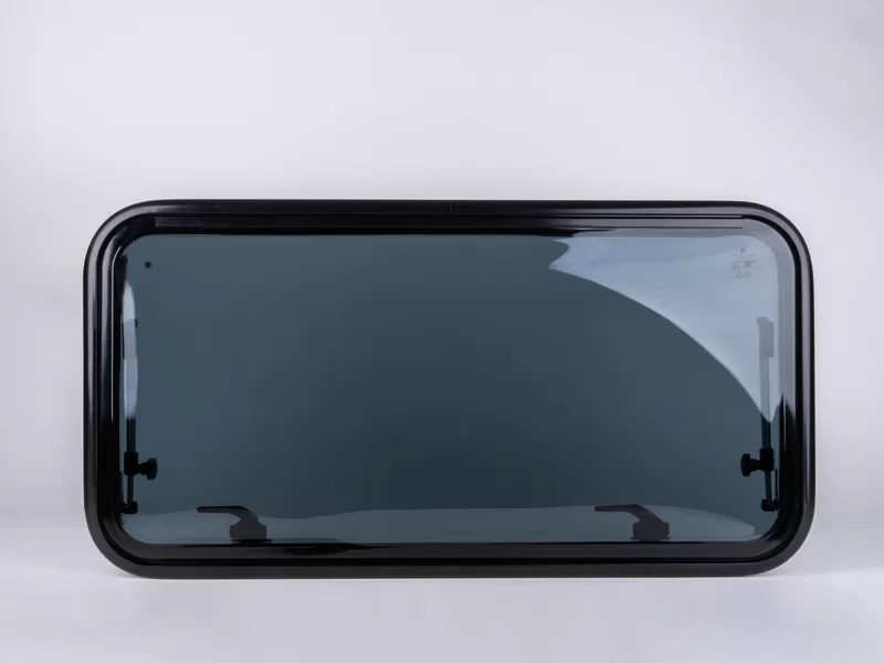 Polyvision Curved - Hinged window for curved exterior surface, 818x315