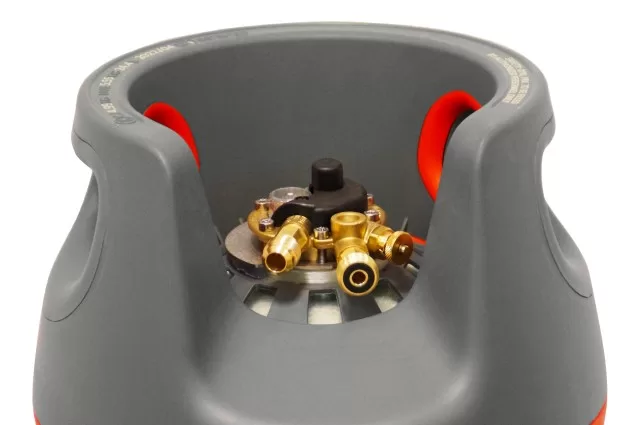 CAMPKO COMPOSITE GAS TANK BOTTLE 24.4 LITRE 80% OPD VALVE COMPLETE KIT - Image 2