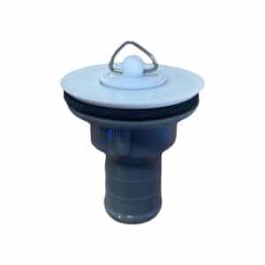 3/4" Straight Sinkwaste White Top