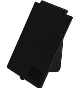 Replacement cover, black, rectangular, for CEE inlet socket 821400