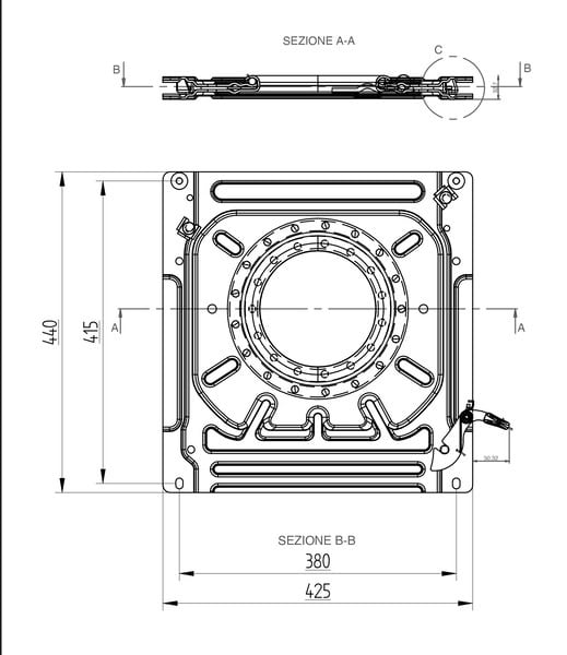 Swivel base Mercedes Sprinter, swivel seat VW LT driver's side - Image 2