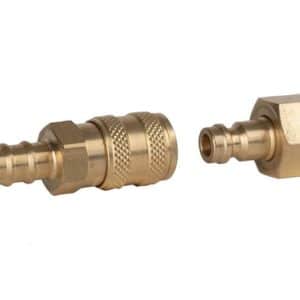 Plug-in coupling 30 mbar - 1 x male, 1 x female connections