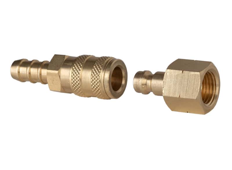 Plug-in coupling 30 mbar - 1 x male, 1 x female connections - Image 2