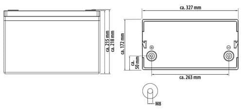 LiFePO4 battery MC-LB150 - 150 Ah - Image 2