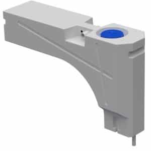Fresh water tank 95 L - For Fiat Ducato from 2006 onwards and similar models - With drain spout