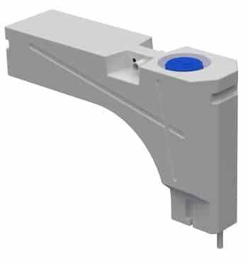 Fresh water tank 95 L - For Fiat Ducato from 2006 onwards and similar models - With drain spout