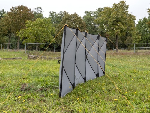 Smögen windbreak - 500 x 125 cm - Grey - Image 3